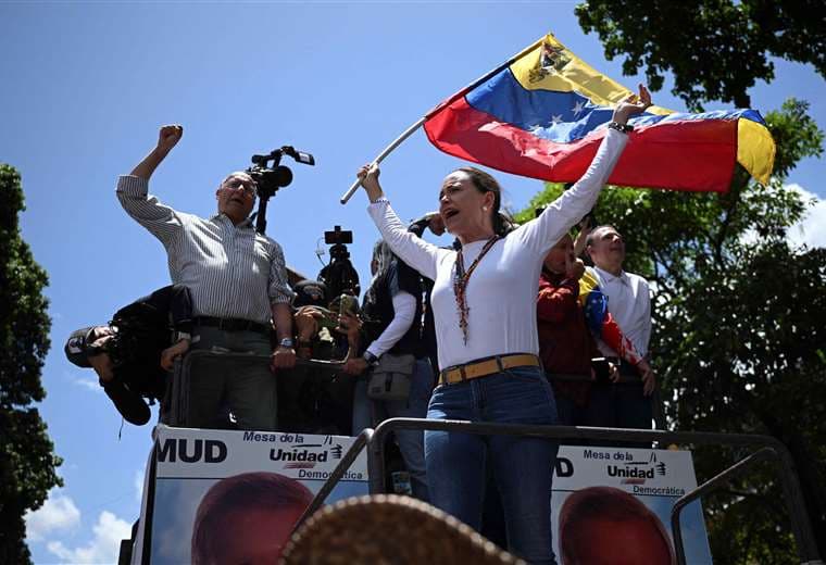 Opositores a Nicolás Maduro salen a protestar /Foto: AFP