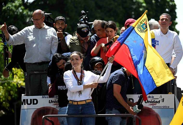 Opositores a Nicolás Maduro salen a protestar /Foto: AFP
