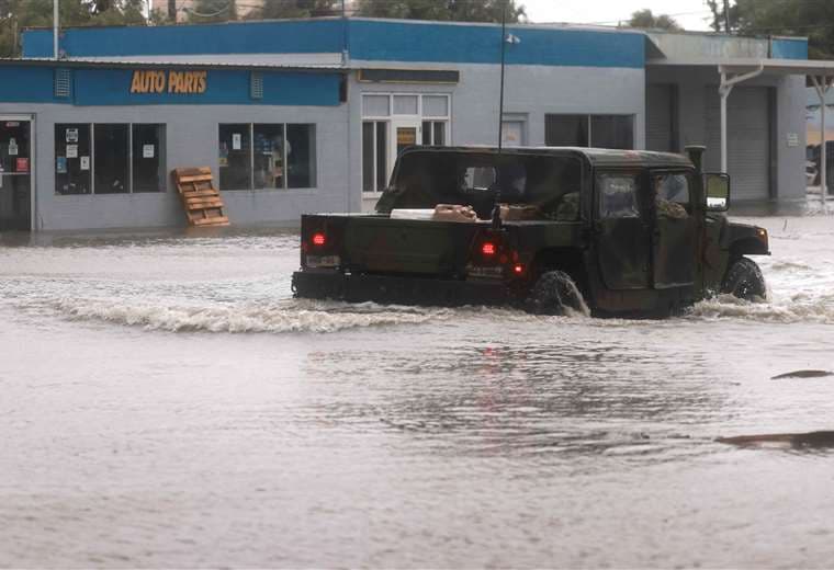 Daños causados por el huracán Debby en Miami /Foto:AFP