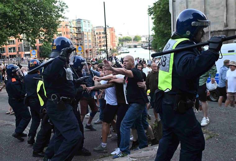 Disturbios en Reino Unido /Foto: AFP