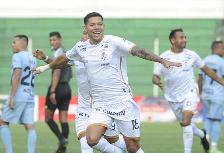 Alan Mercado abrió el marcador a favor de Real Santa Cruz. Foto: APG Noticias