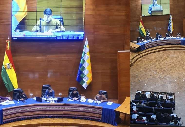 Sesión de la Asamblea Legislativa Plurinacional en Sucre
