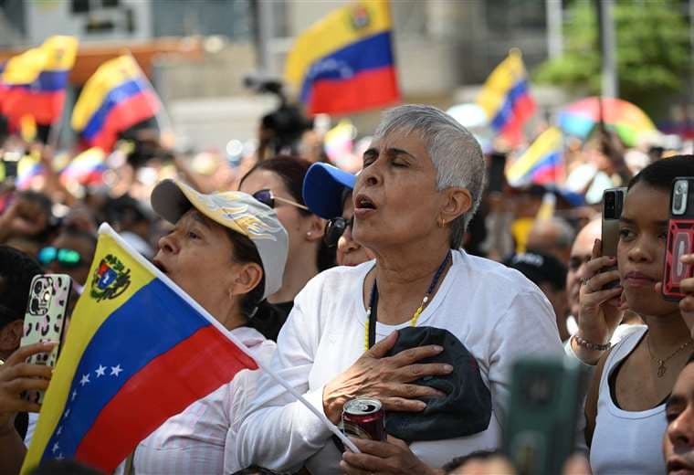 Venezolanos votaron el pasado 28 de julio para elegir presidente. Foto: AFP