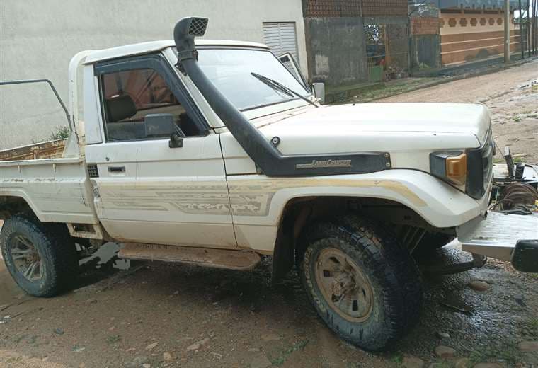 La Policía secuestró la camioneta