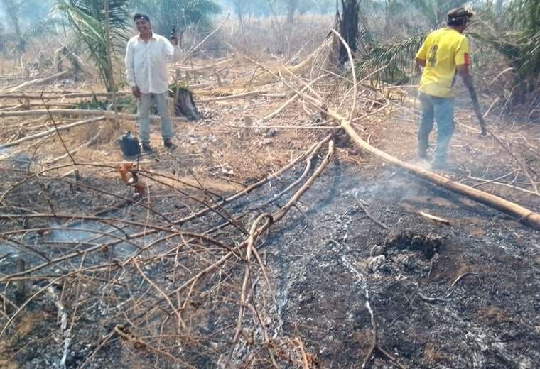 Ocho de los nueve incendios activos en el país están en Santa Cruz 