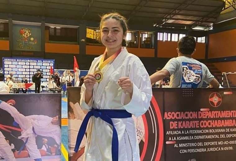 La cruceña Sol Sandoval representará a Bolivia en el Panamericano de Karate