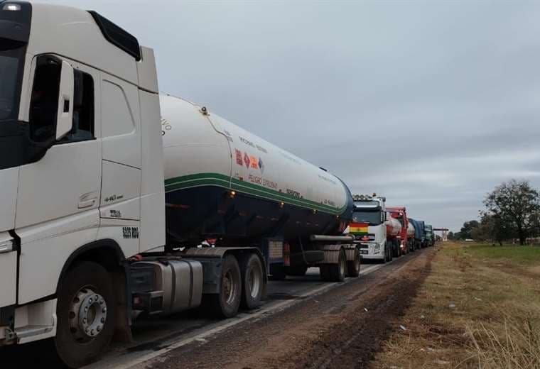 Bloqueo en San Julián | Foto: Néstor Lovera