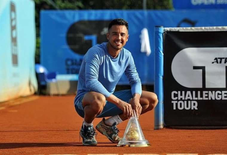 Hugo Dellien fue sembrado como el tercer favorito en el torneo. Foto: Internet