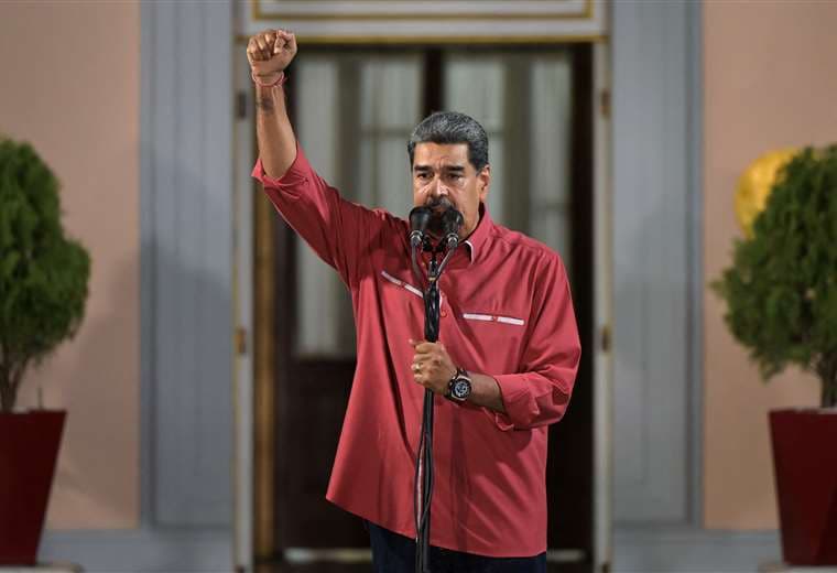 El presidente venezolano, Nicolás Maduro, en el palacio presidencial de Miraflores / AFP 