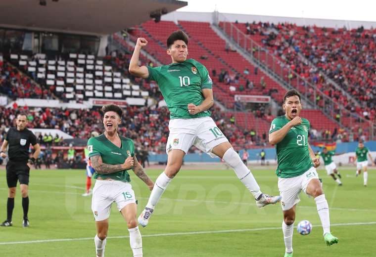 Bolivia silenció el Estadio Nacional de Chile.