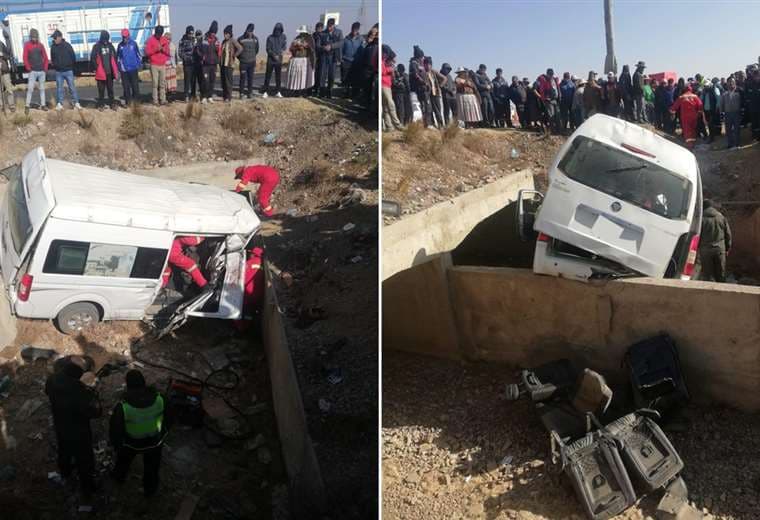 Cinco personas fallecieron y siete resultaron heridas tras un accidente/Foto: Radio Quime