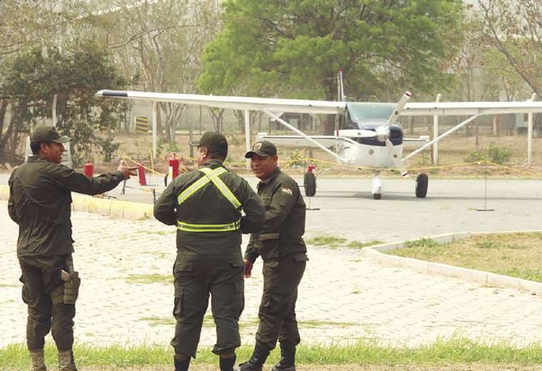 El hangar en La Enconada de propiedad de “El Colla” y las avionetas que se incautaron