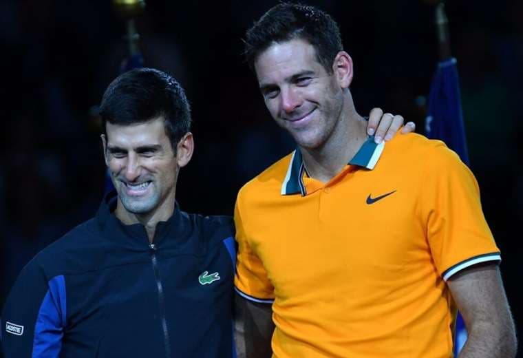 Novak Djokovic y Juan Martín del Potro, dos viejos conocidos. Foto: Internet