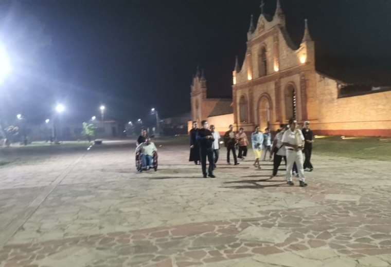 Feligreses de San José de Chiquitos implorana  Dios por lluvia