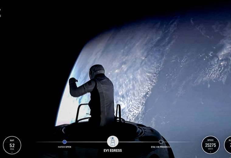 SpaceX hace historia con la primera caminata espacial privada