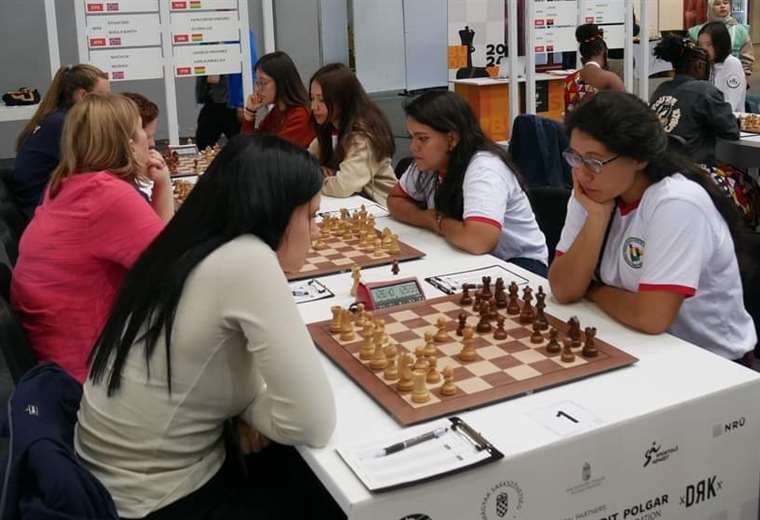 Enfrentamiento de Bolivia ante Noruega. Foto: FIDE América