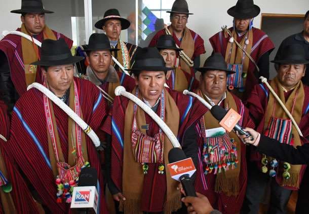 Dirigentes campesinos. Foto: APG