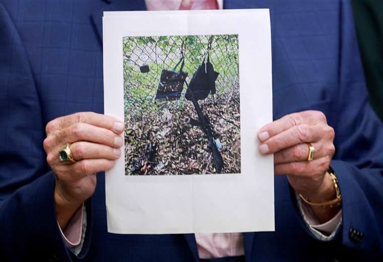 El arma usado para el supuesto atentado contra Trump /Foto:AFP