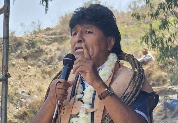 El expresidente Evo Morales. Foto de archivo: @evoespueblo