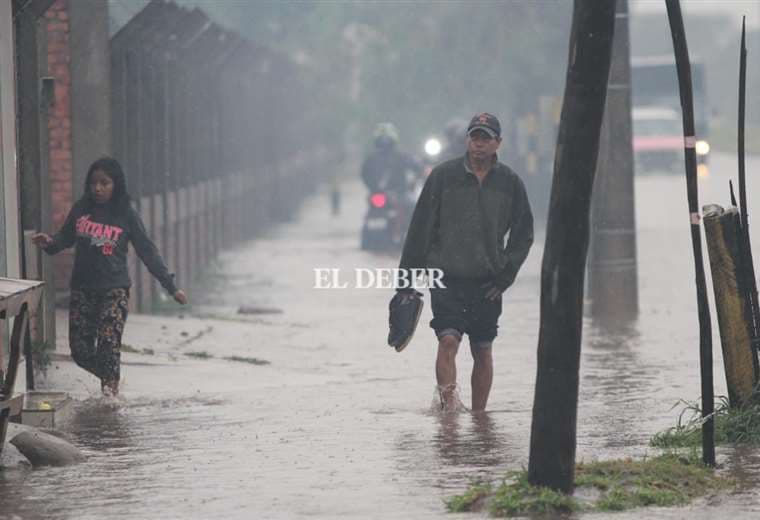 Lluvia en Santa Cruz. Foto: Ricardo Montero