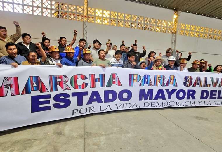 Evo Morales a horas del comienzo de su marcha. Foto: @evoespueblo