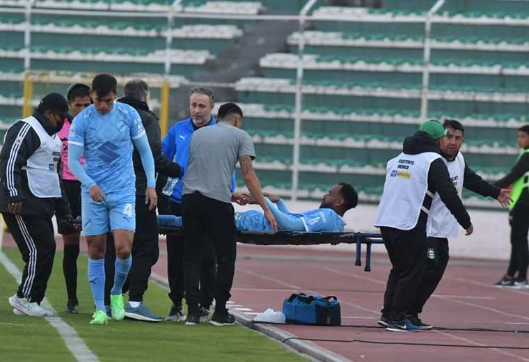 Momento en el que De Jesús se teria lesionado. Foto: APG