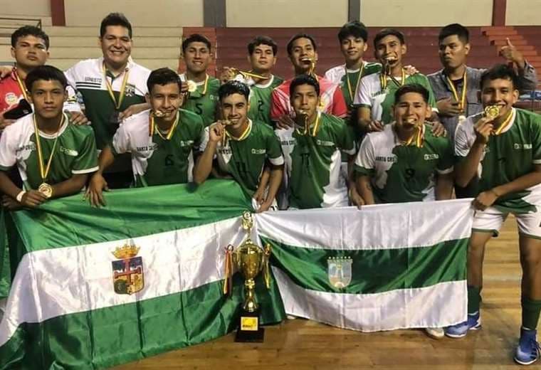 Seleccionado cruceño que obtuvo el título nacional sub-18. Foto: Internet