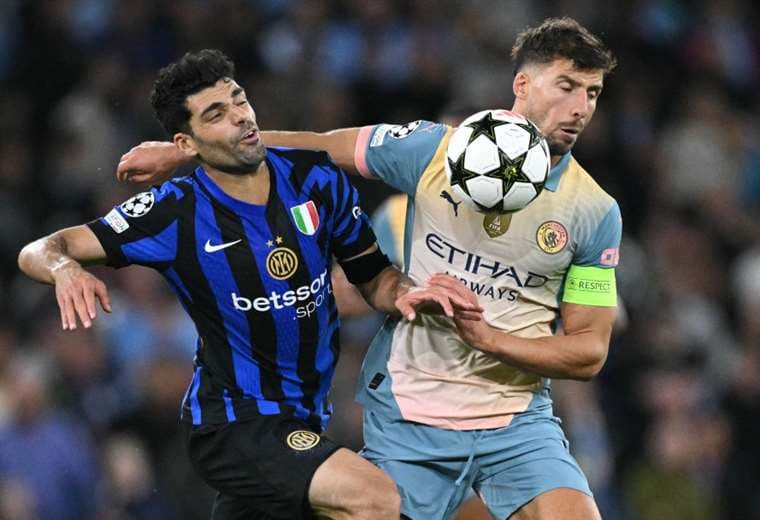 El City y el Inter protagonizaron un buen partido, pero le faltó el gol. Foto: AFP