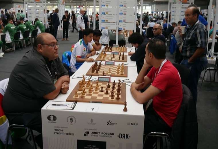 El equipo masculino de Bolivia se despidió con un triunfo. Foto: FIDE América