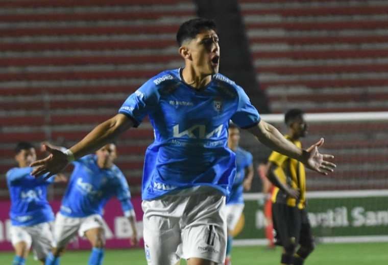 César Menacho, autor del gol de Blooming, destacó el trabajo del grupo