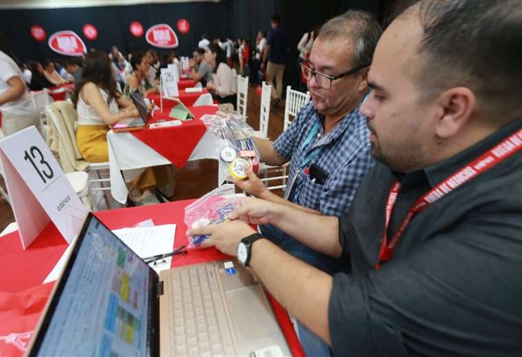 La Rueda de Negocios sigue siendo un imán para los empresarios /Foto: Fuad Landívar 