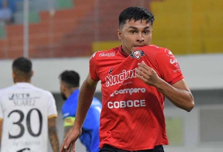 Héctor Bobadilla hizo un doblete y Wilstermann ganó. Foto: APG Noticias