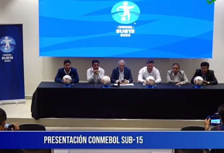 Dieron a conocer cifras del Torneo Conmebol Sub-15, que fue presentado en Santa Cruz