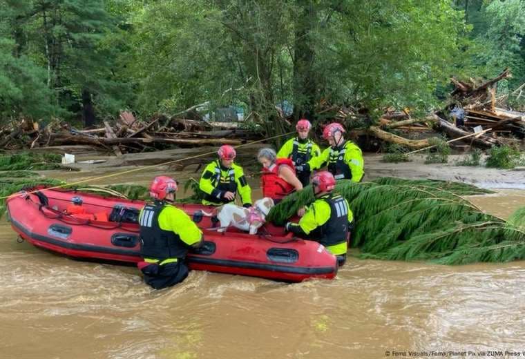 Saldo fatídico por Helene en EE.UU. se eleva a 91 fallecidos