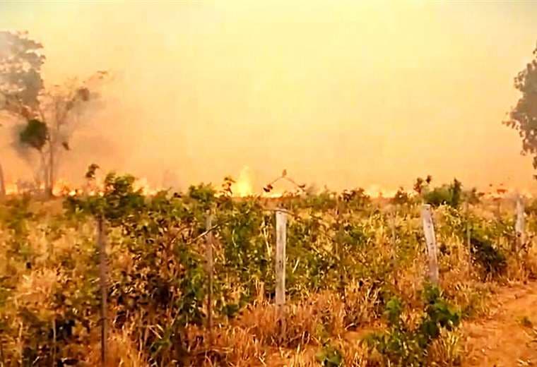 Incendios forestales en San José de Chiquitos