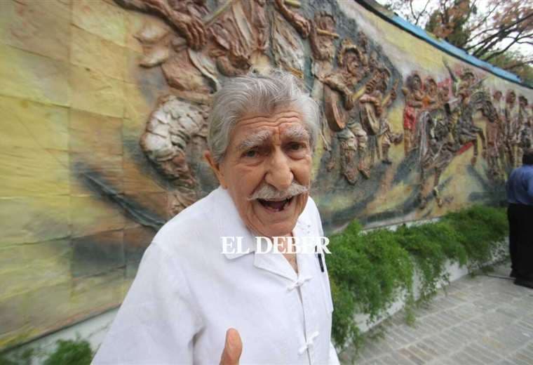 Mural de Lorgio Vaca vuelve a brillar en el mes de Santa Cruz