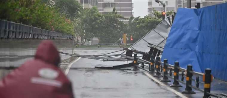 Supertifón Yagi deja al menos 2 muertos y 92 heridos en China