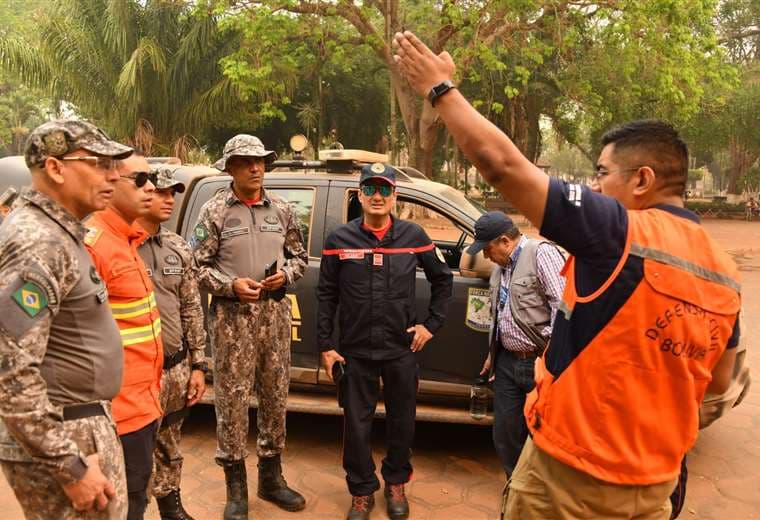 Ayuda internacional: arriban más 60 bomberos de Brasil para la lucha contra los incendios