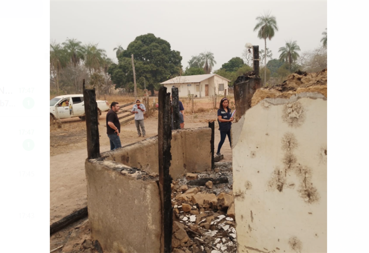 En estas condiciones quedaron las viviendas consumidas por el fuego. Fotos: J.P. Cahuana