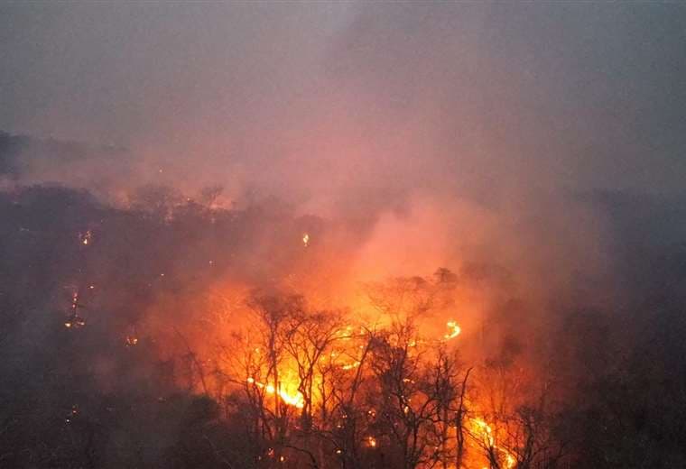 Fuego en el AMNI San Matías