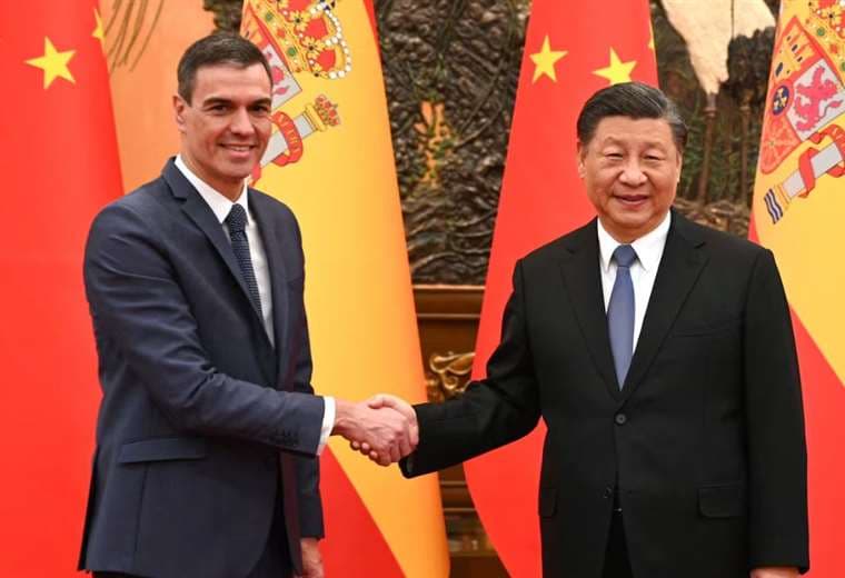 Encuentro de los presidentes de España y China