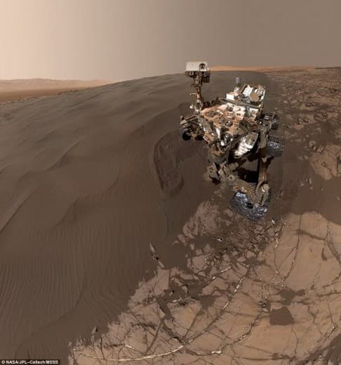 ¿Una selfi en Marte? ¡La sonda Curiosity lo logra!