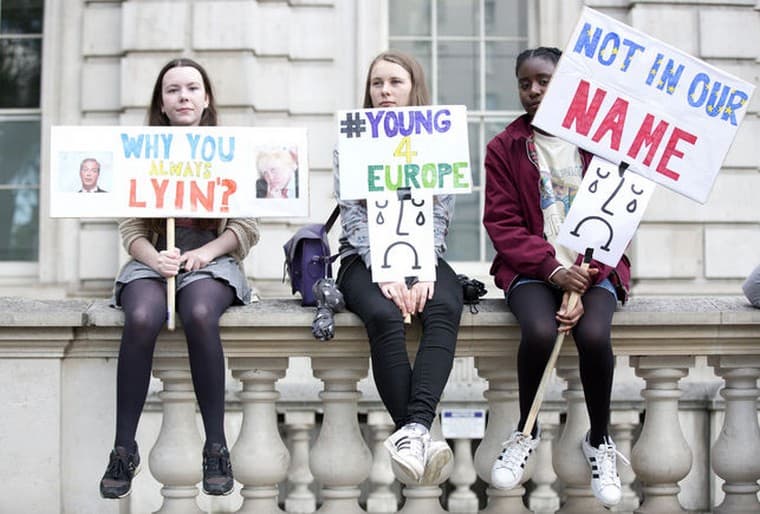75% de jóvenes británicos rechaza la salida de la UE