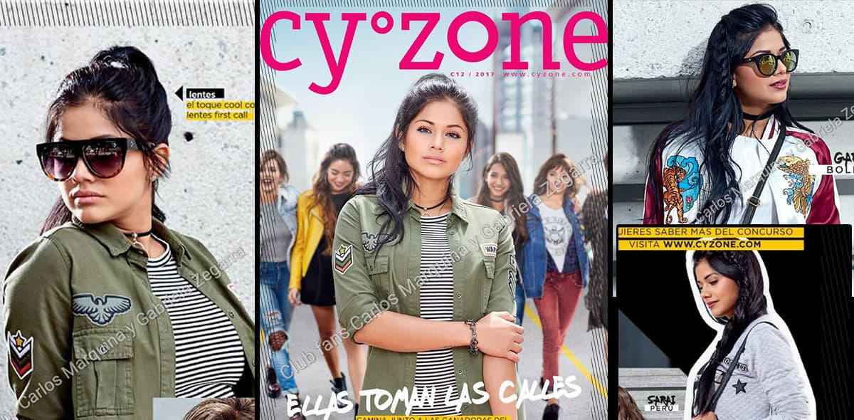 Gabriela Zegarra ilustra la portada de Cyzone