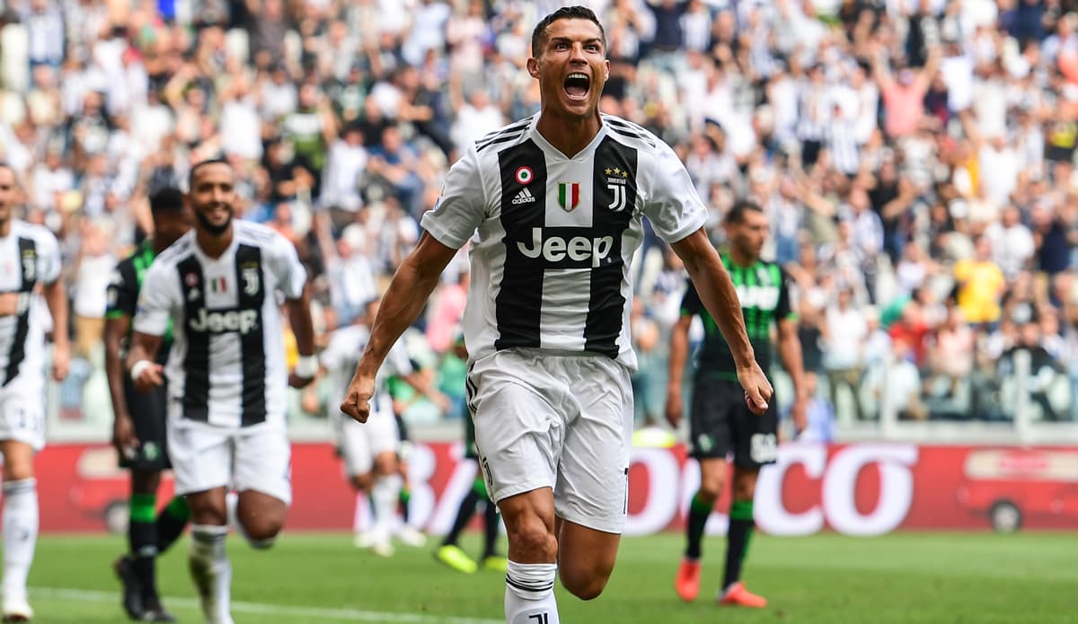 Juventus vence a Sassuolo con doblete de Cristiano 