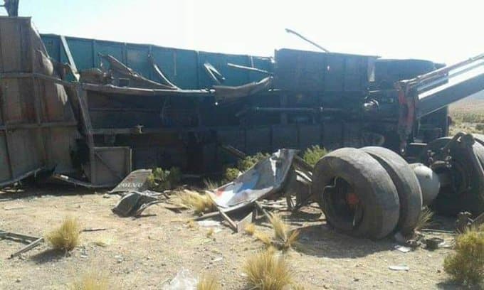 Siete muertos en accidente en ruta Oruro - Cochabamba 