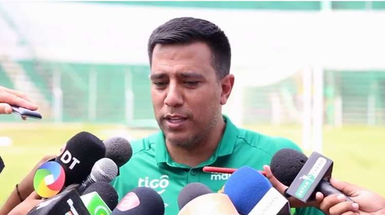 César Farías, director técnico de la selección boliviana. Foto. Prensa FBF 