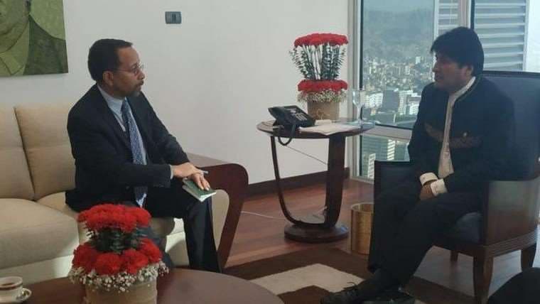 El jefe de Estado se reunió con el diplomático el 30 de agosto I Foto: archivo.