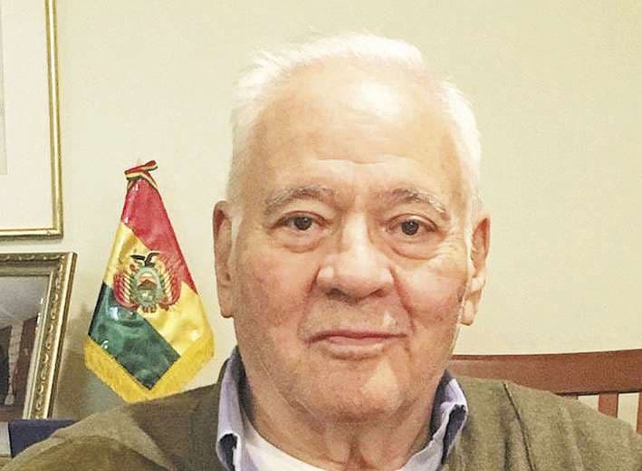 El expresidente Sánchez de Lozada en su más reciente aparición