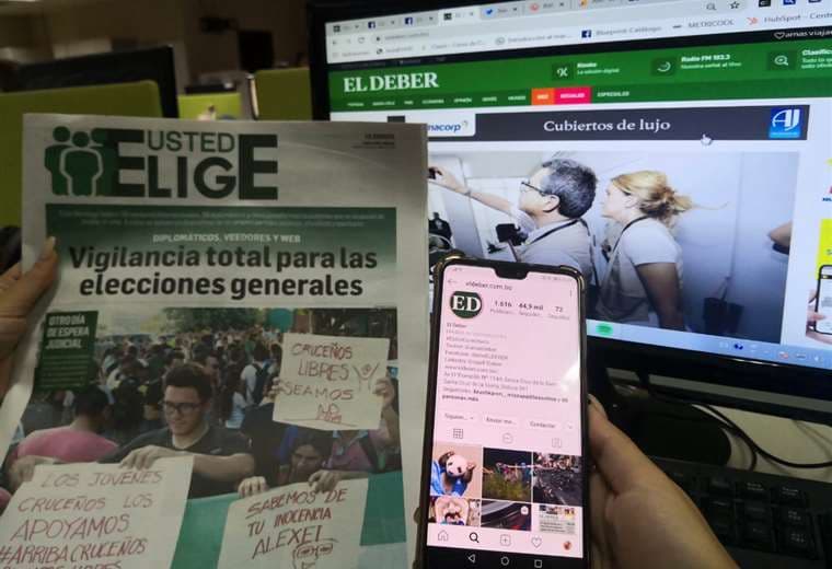 EL DEBER prepara una cobertura multimedia sin precedentes para las elecciones nacionales